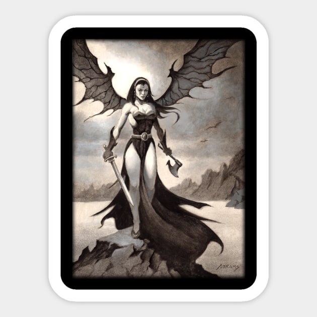 Angel of Death Sticker by Paul_Abrams